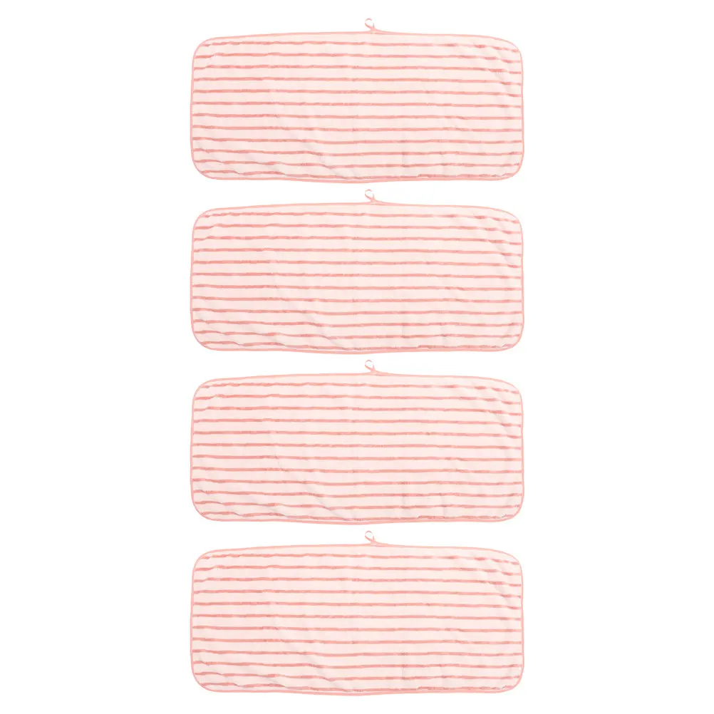 

4PCS Coral Towel Extra Large 35x75cm Pink Soft Absorbent Washcloths Washcloths Hotel Home Large Bath Towel Reusable