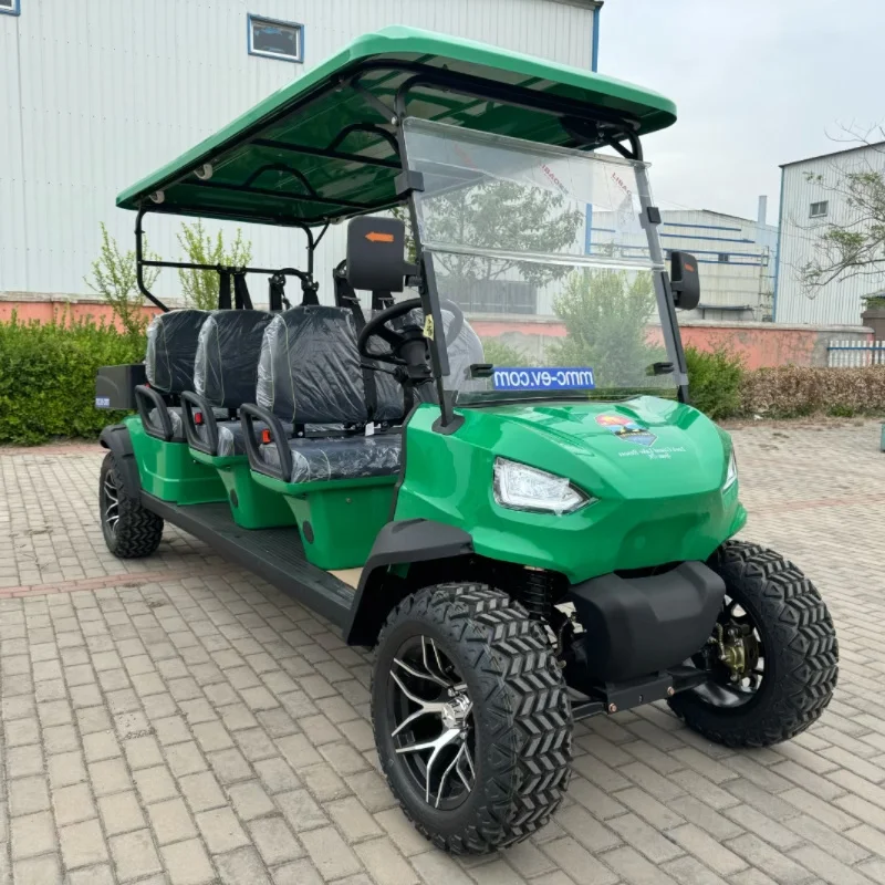 

2025 48V 72V custom color Lithium Battery Golf Buggy Cart Solar Panels Powered Street Legal 2/4/6 seater Electric Golf Cart