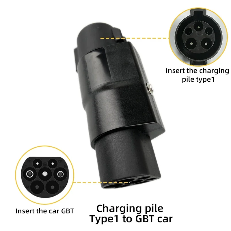 Type 1  to  GBT  EV Charging Adaptor Type1 to GBT Adaptor 32A SAE J1772 to GBT EV Charger Adaptor