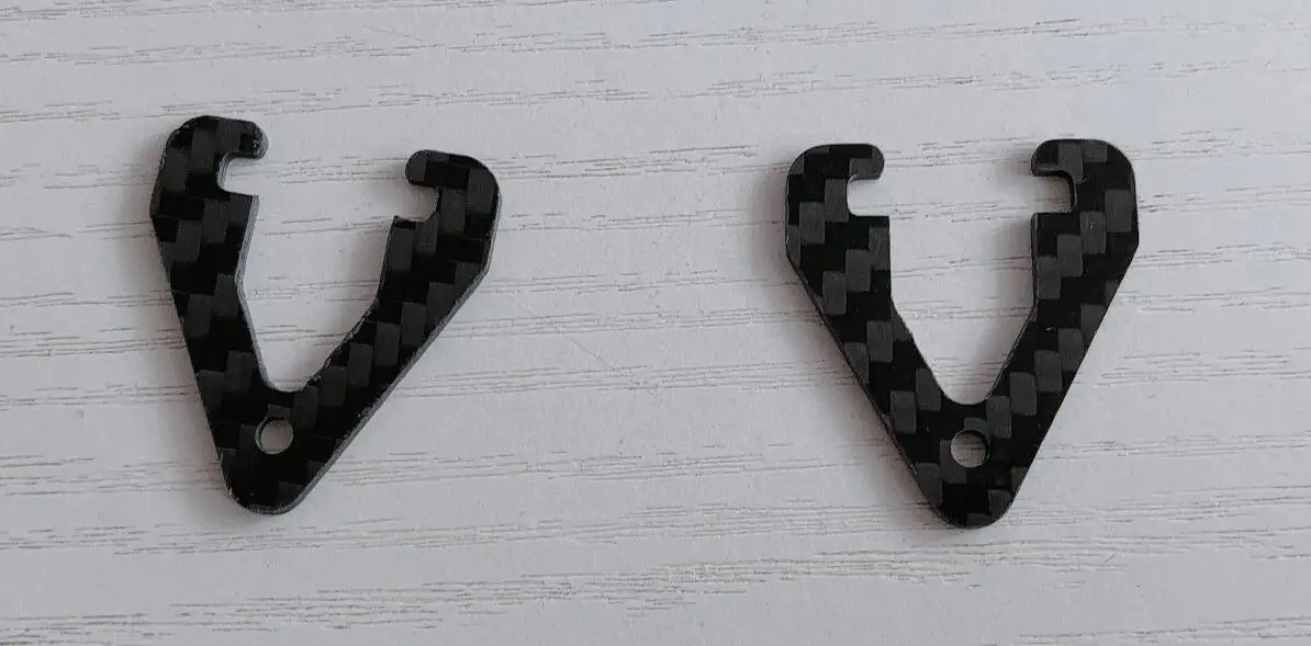 2 pièces de rechange pour train d'atterrissage en Fiber de carbone, cadre pour ZMR250 QAV250 250mm Mini FPV Quadcopter