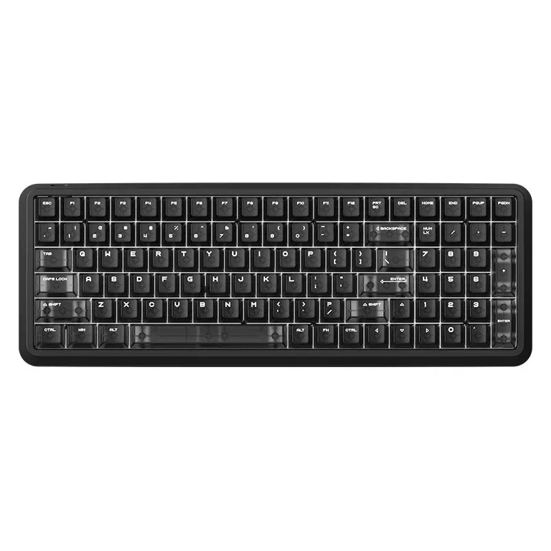 IQUNIX F97 Black Warrior Tri-mode Wireless Mechanical Keyboard,hot Swap,Aluminum Frame,RGB Backlit,Gaming Custom Keyboard for CS