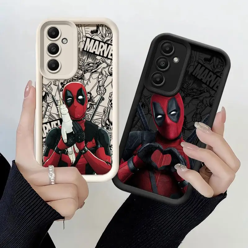 Marvel Deadpool Phone Case for Galaxy A12 A13 A14 4G 5G A13 A22 5G A23 4G 5G A24 4G A32 4G 5G A33 5G A34 5G Matte