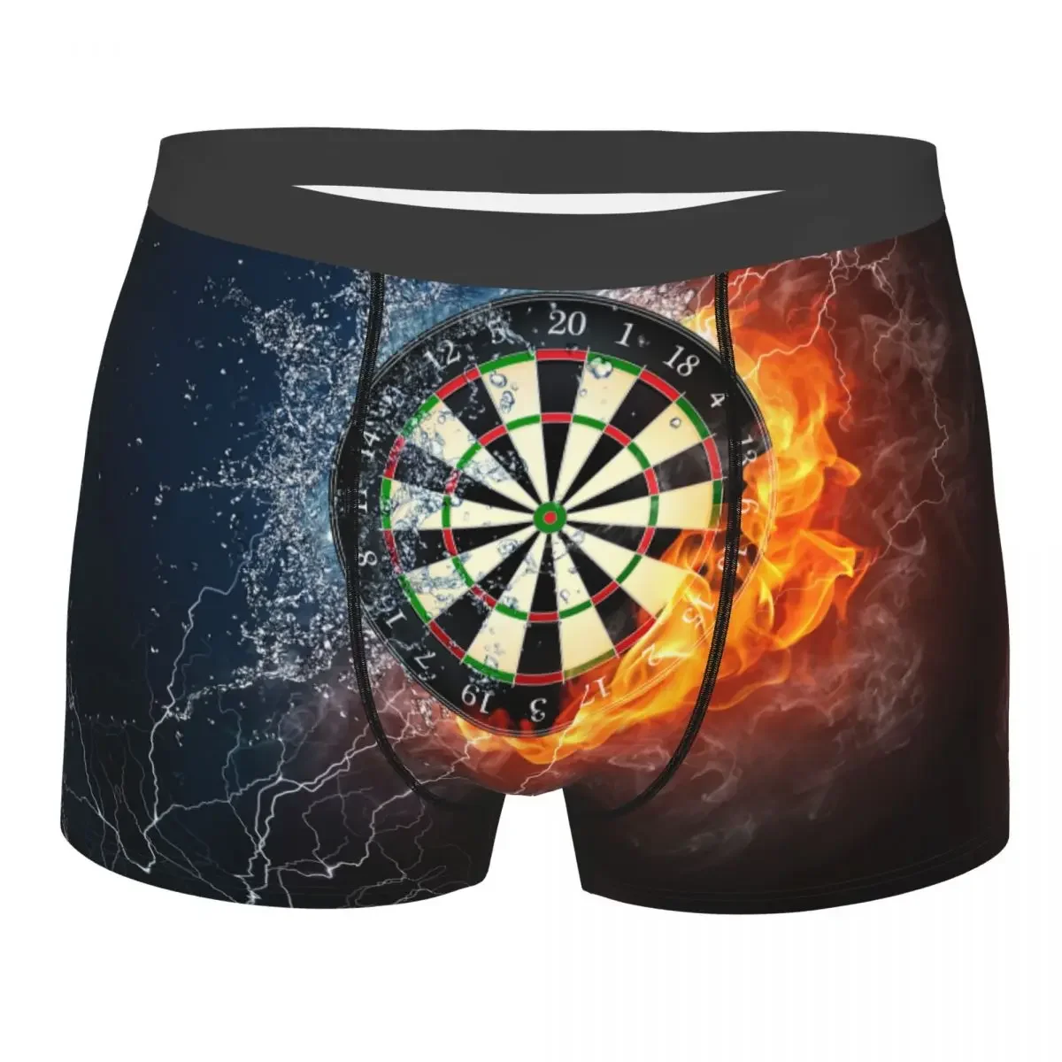 Fashion Darts Board Boxers Shorts Panties Male Underpants Comfortable Arrow Archery Target Darts Board Briefs Underwear