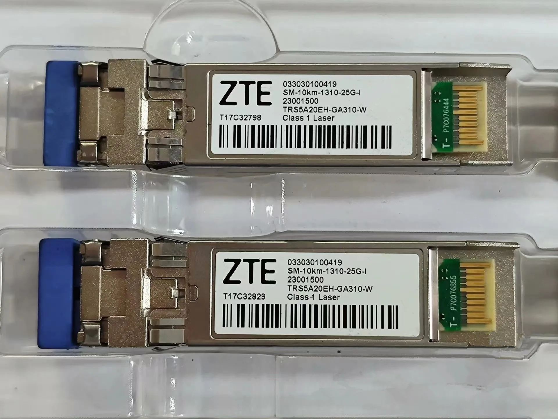 ZTE SFP 25G moduł optyczny światłowodowy 033030100419 SM-10KM-1310NM-25G-I 25GB przełącznik nadawczo-odbiorczy