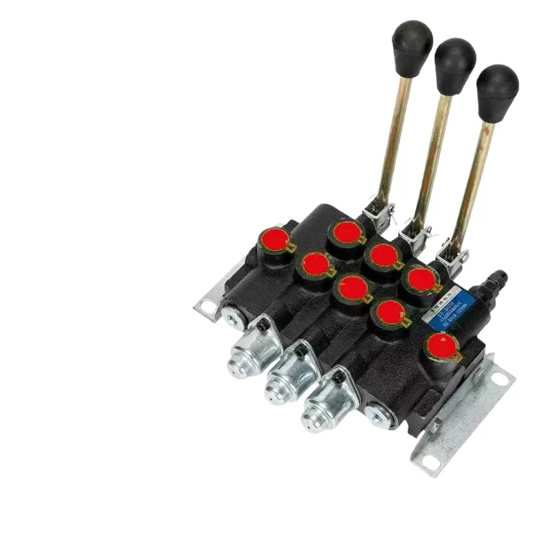 Series multi-way valve directional valve hydraulic distributor manual quadruple cylinder hydraulic