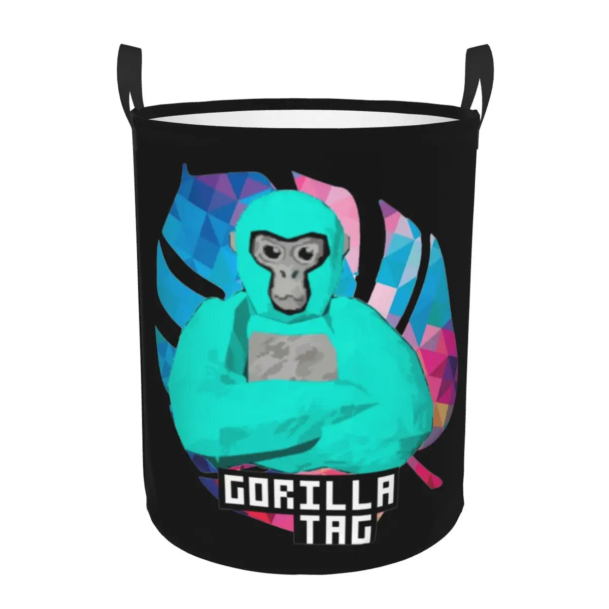 Gorilla Tag Kleur Blad Opvouwbare wasmanden Vuile kleren Speelgoed Diversen Opbergmand Grote waterdichte mand voor thuis Kinderen