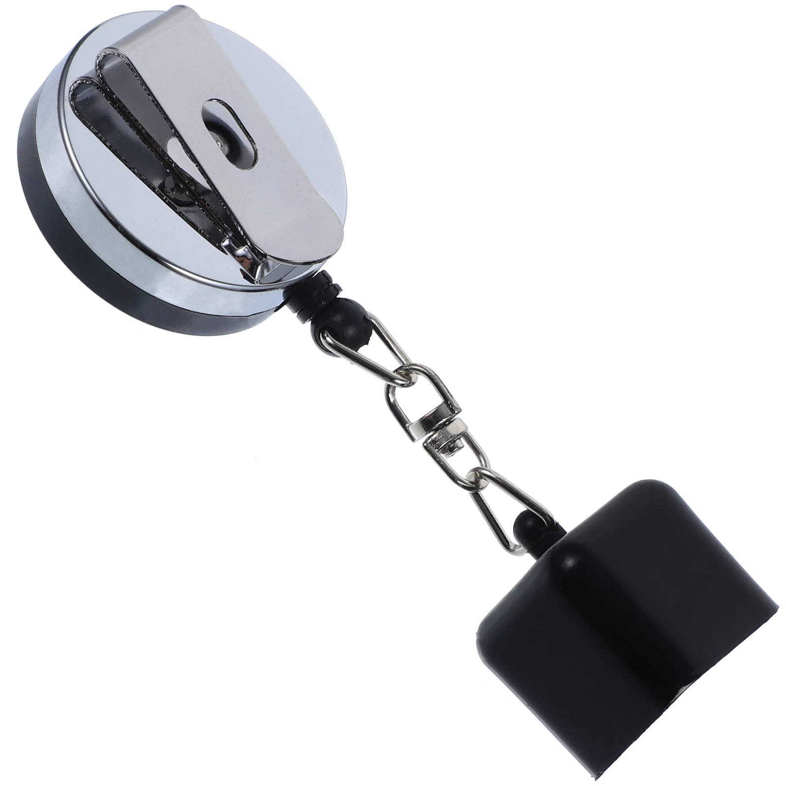 

Black Silver Steel Retractable Chalk Holder Precisely Fit Standard Clip Belt Commercial Pool Snooker BILLIARD