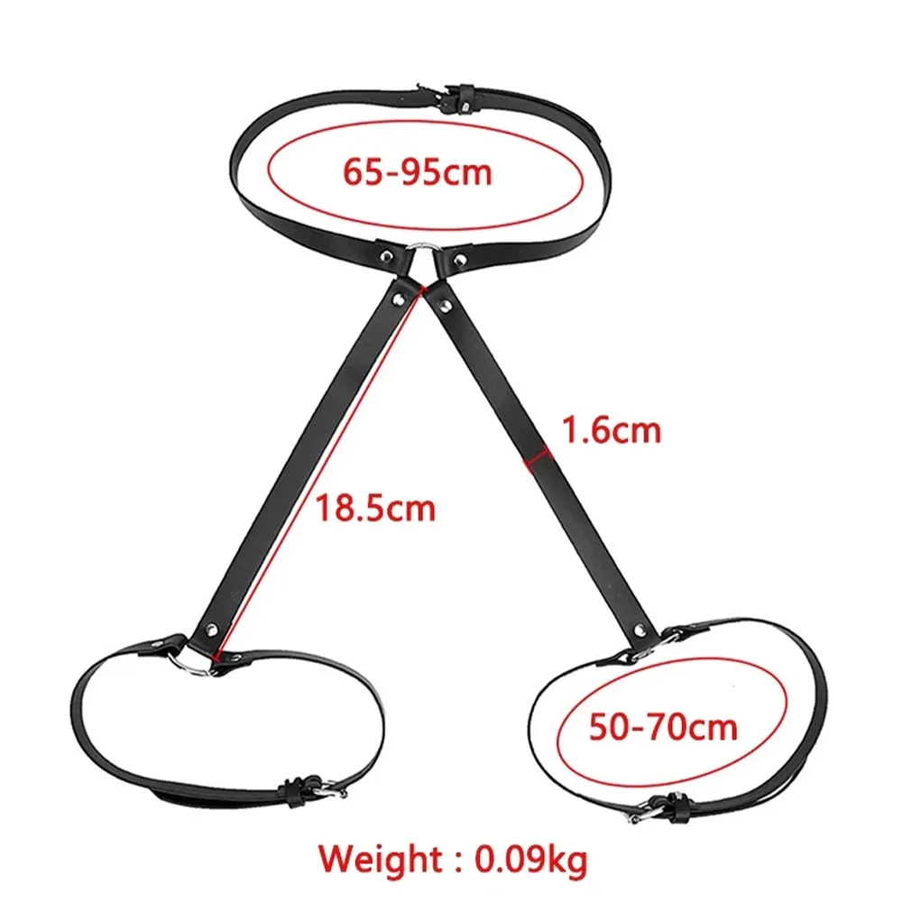 펑크 가죽 섹시한 허벅지 하네스 바디 본디지 여성 란제리 패션 다리 가터 벨트 고딕 페티쉬 레이브 의류 액세서리