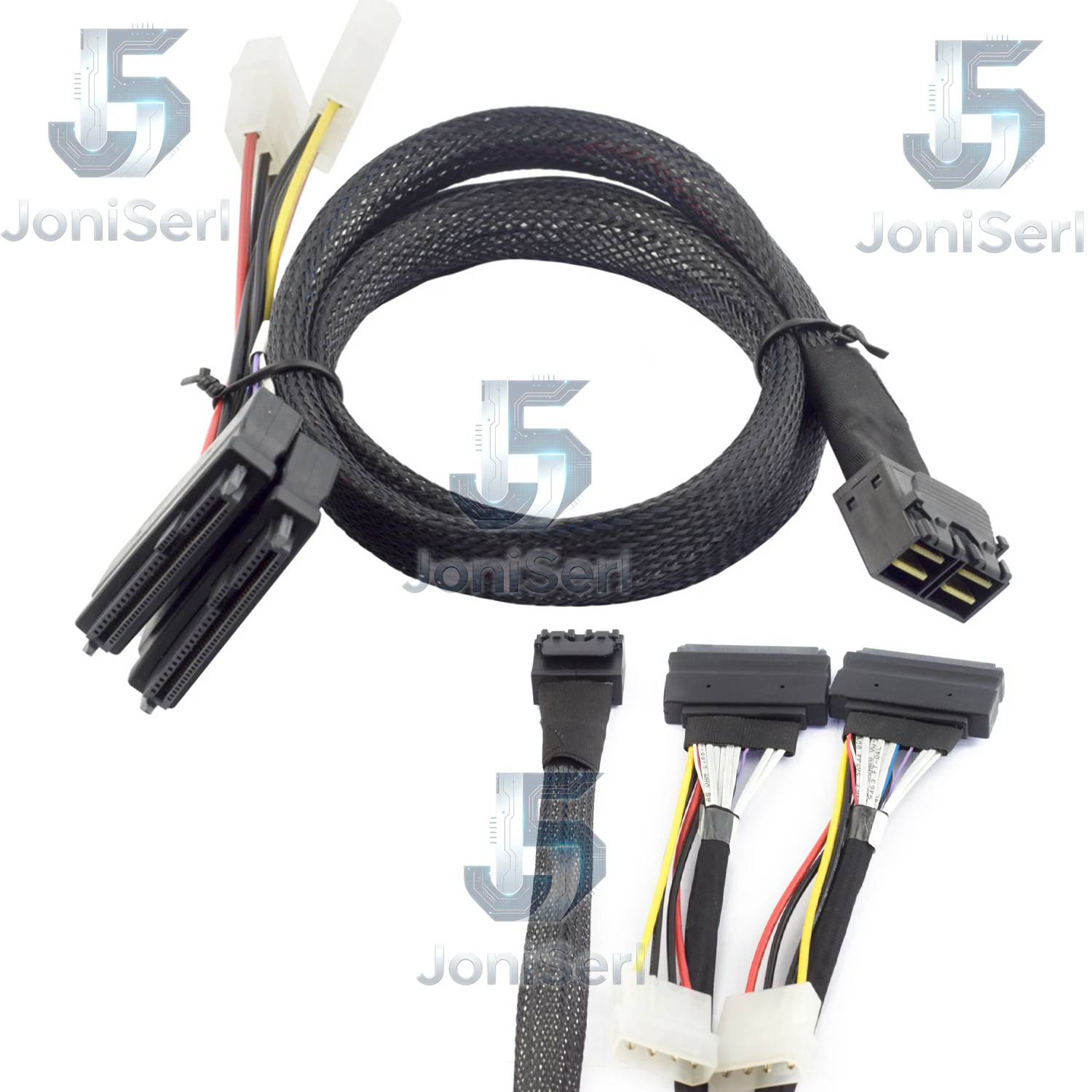 05-10m-デュアルポート接続-mini-sas-hd-sff-8643-8i-から-2x-sas-sff-8639-への-4p-電源ケーブルアダプター付き