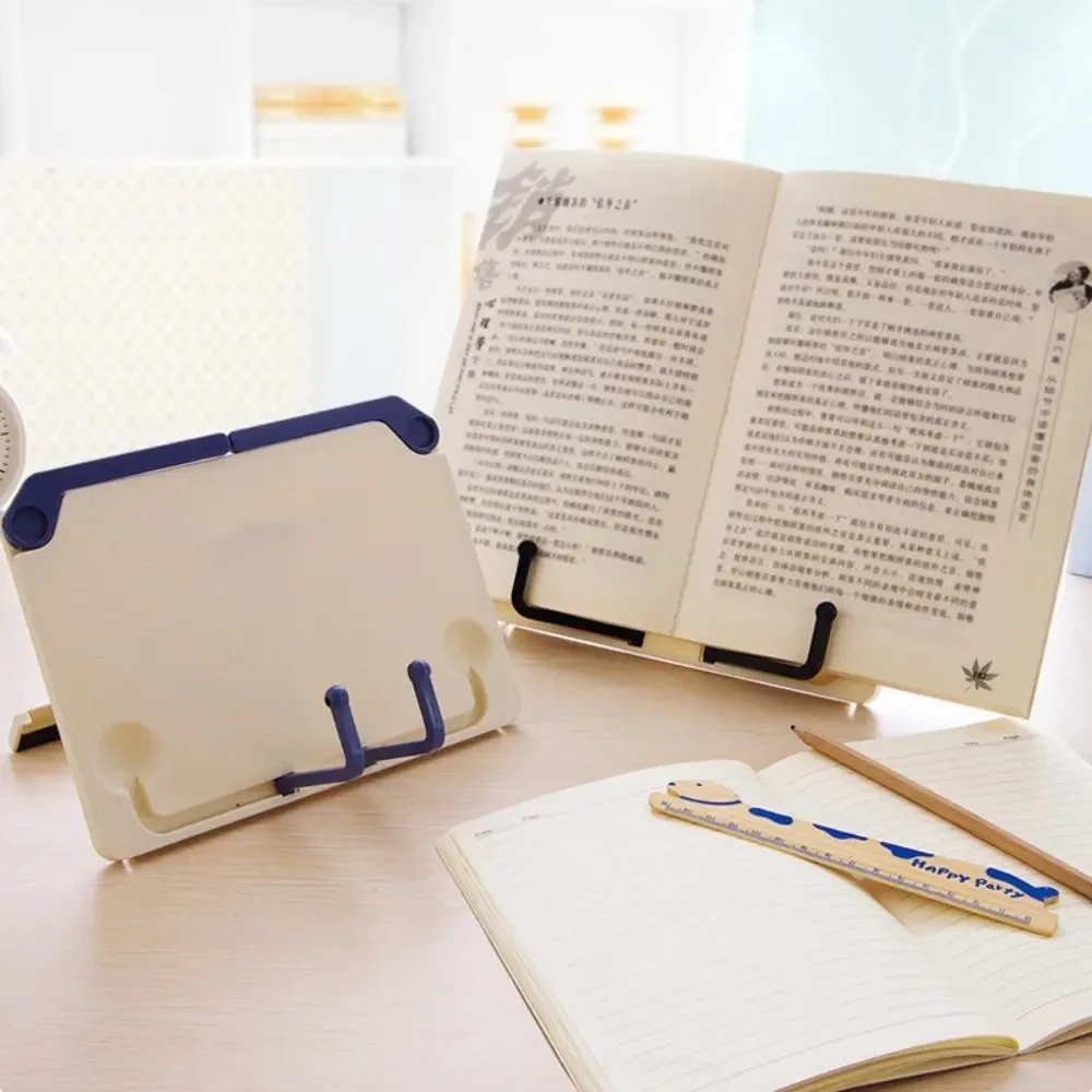 Przenośny stojak do czytania Stojak na książki Półka na przepisy Składany uchwyt Uchwyt na książkę kucharską Organizator Bookend na tablet z przepisami na nuty