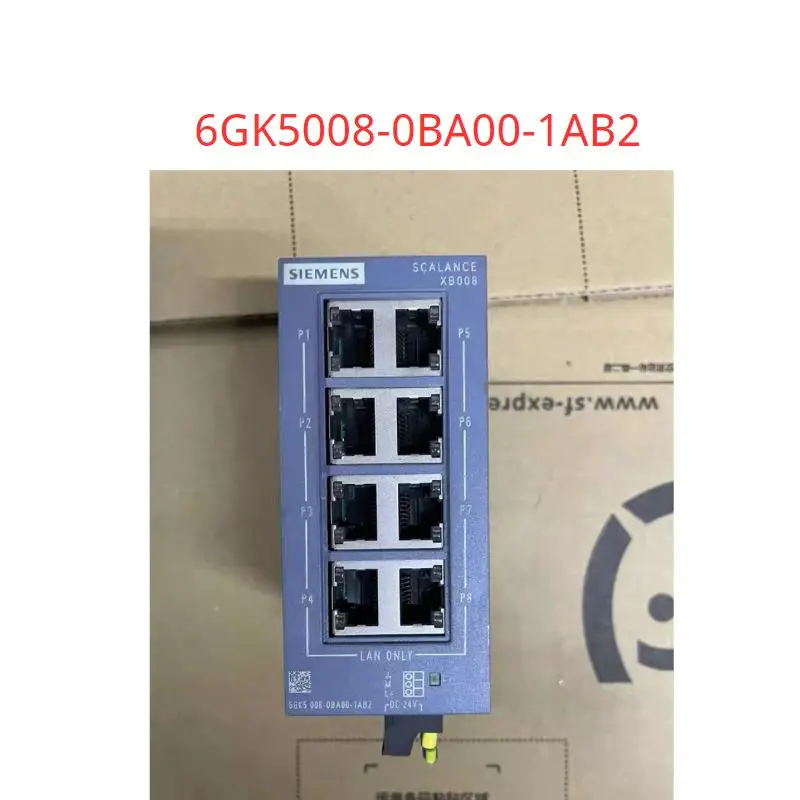 6GK5008-0BA00-1AB2 USED tested ok SCALANCE XB008 unmanaged Industrial Ethernet Switch for 10/100 Mbit/s