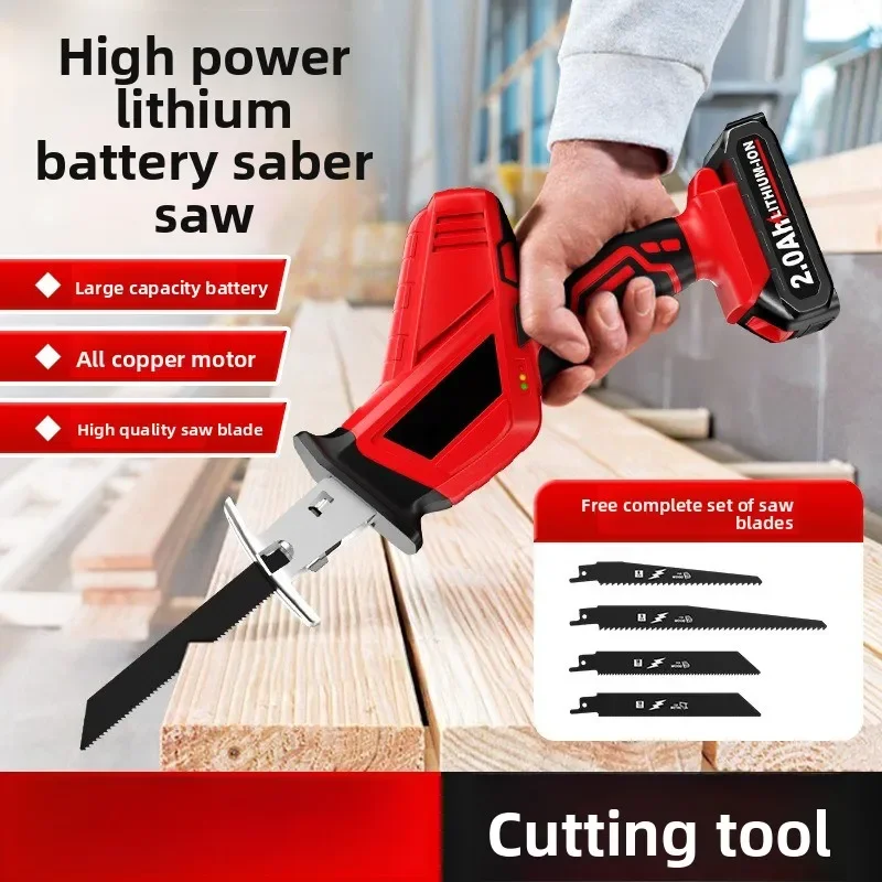 2025-lithium-battery-saw-multifunctional-household-chainsaw-logging-sawing-tree-high-power-cutting-tool-electric-horse-knife-saw