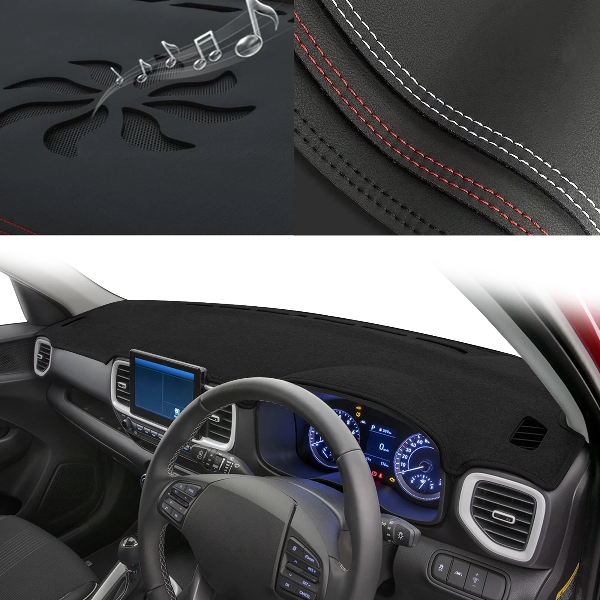 

for Hyundai Venue 2024 2023 2022-2019 Special Customized Dashboard Cover Anti‑Glare Sunshade Pad Dash Mat Interior Accessories