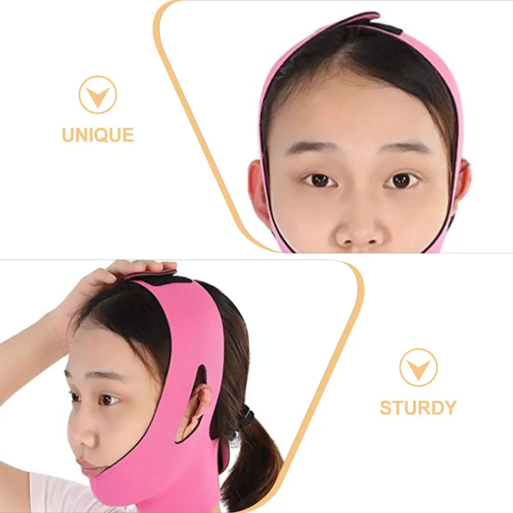 V Face Mask Face Slimming Chin Lifting Band Tighten Double Nasolabial Folds Facial Contouring Tool Skincare Device