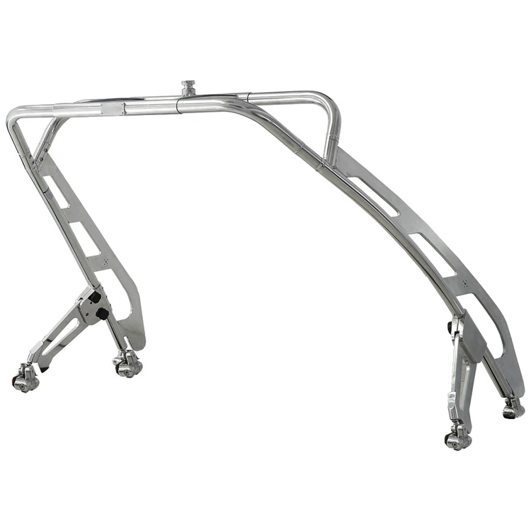 T10 Forward Facing Aluminum FREERIDE Wakeboard Tower Black Polished Boat Aerial