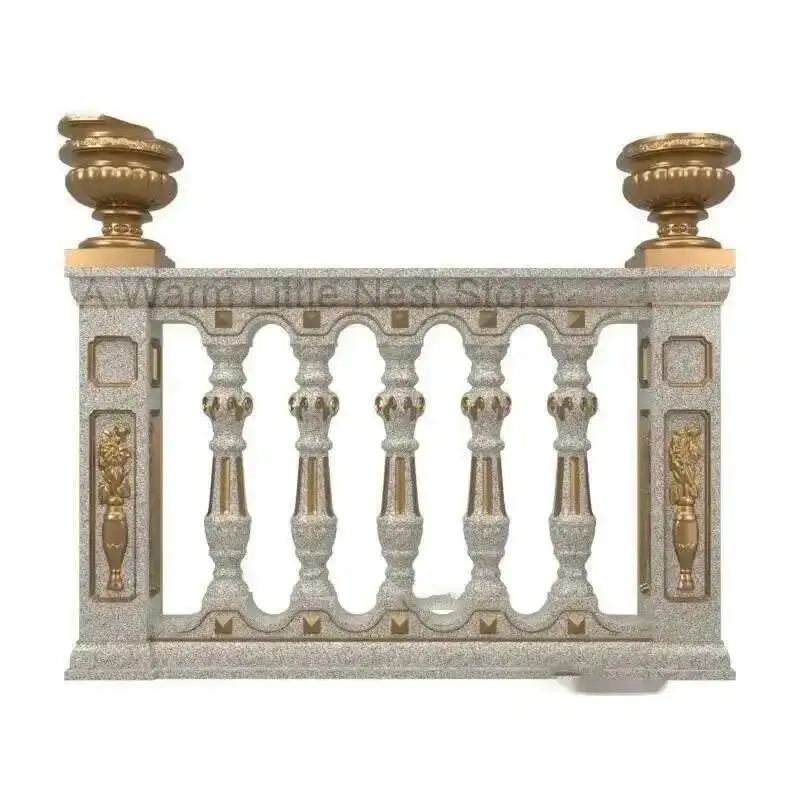 

ABS Plastic Mould Railing Roman Pillar Column Mold Concrete Baluster Molds Home Ornament Garden Decoration European Garden Fence
