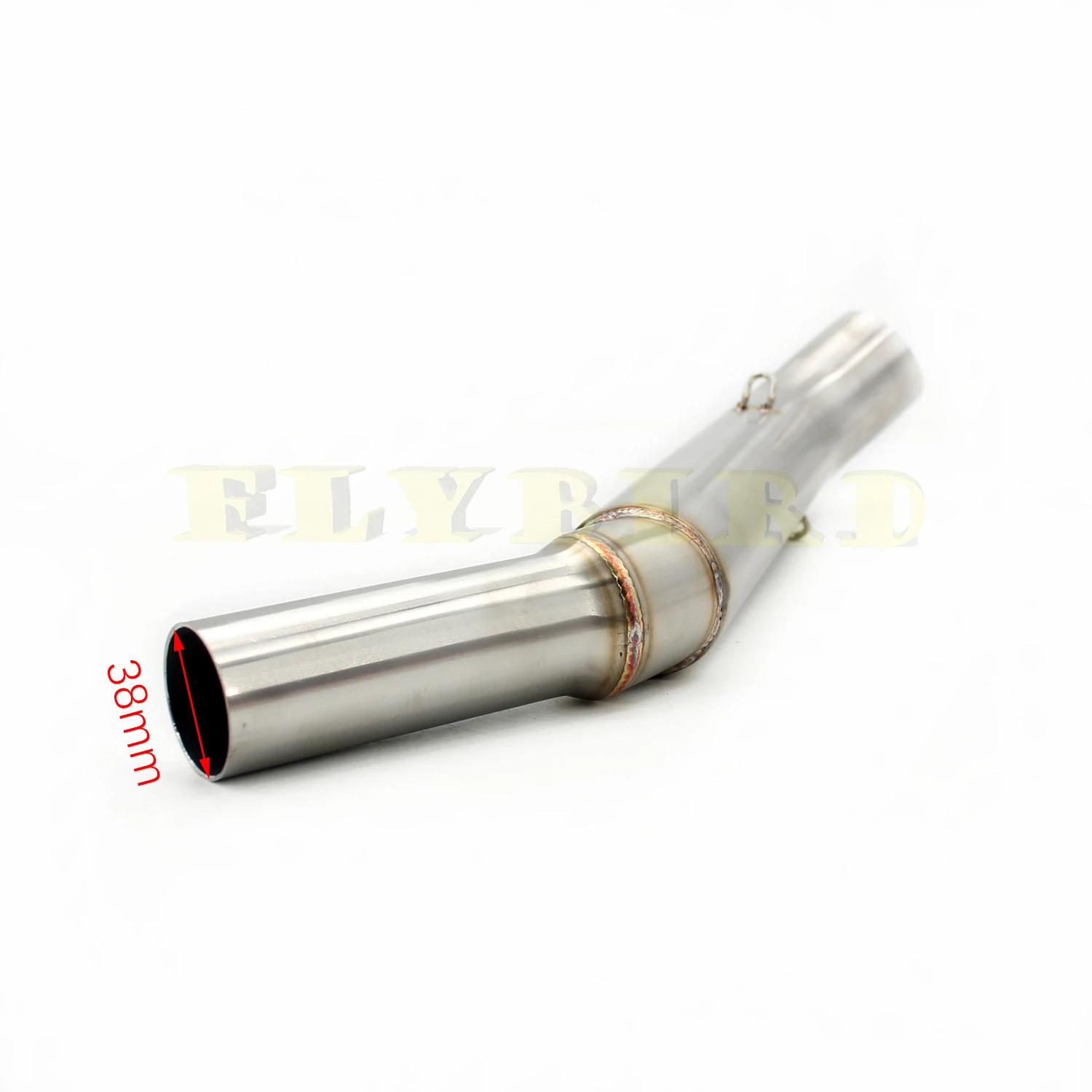 ل NS200 NS 200 BajajPulsarNS200 BajajPulsar دراجة نارية العادم الانزلاق على الأوسط وصلة الأنابيب الهروب موتو سباق الخمار دراجة نارية