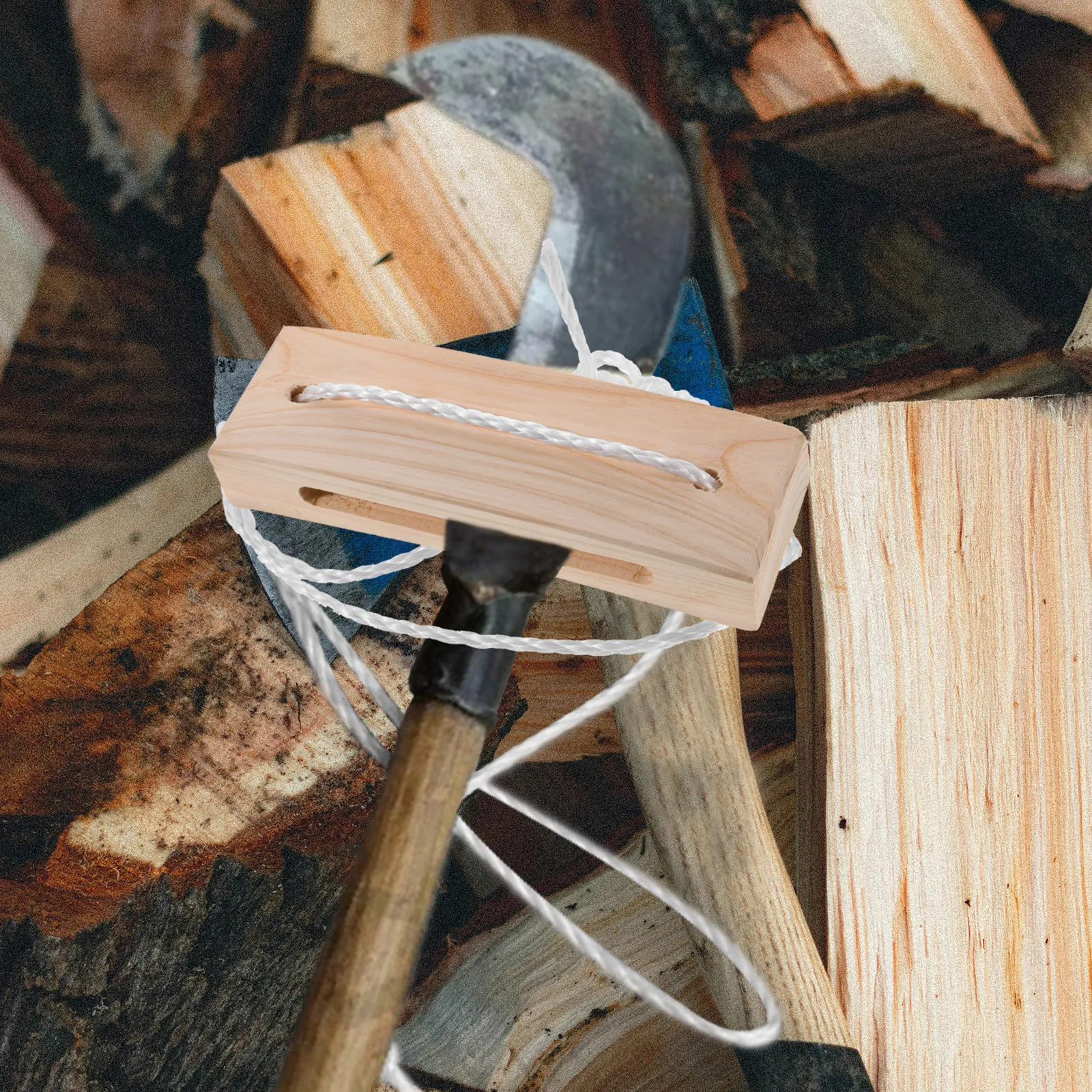 

Wooden Sheath Protective Chopper Sleeve Holder Camping Utensils Storage Car Accessories