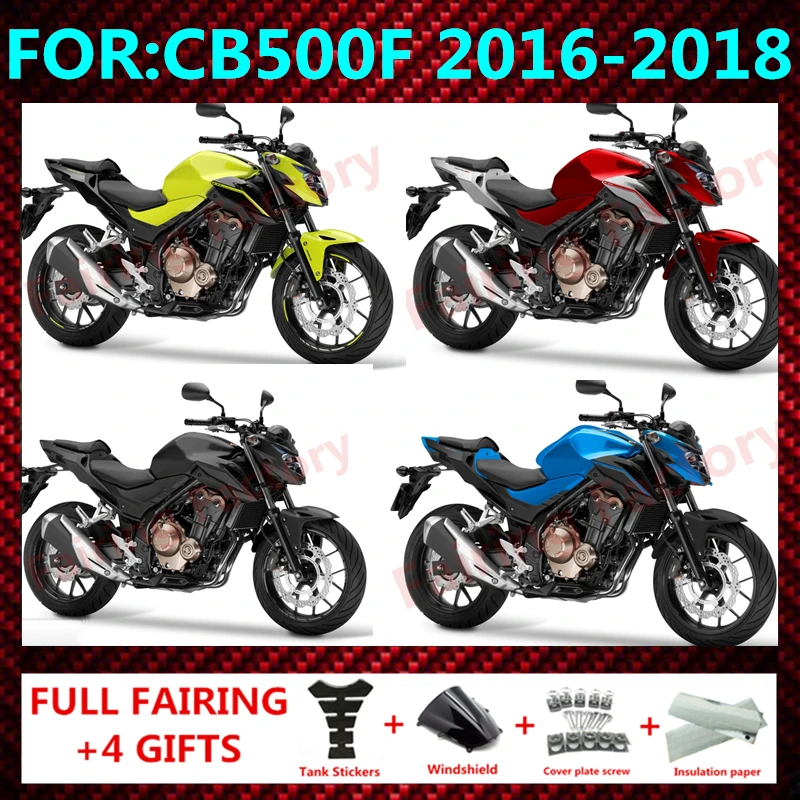 NEW ABS Motorcycle Fairings Kit Fit For CB500F 16 17 18 CB 500F CB500 F 2016 2017 2018 Bodywork full Fairing kits