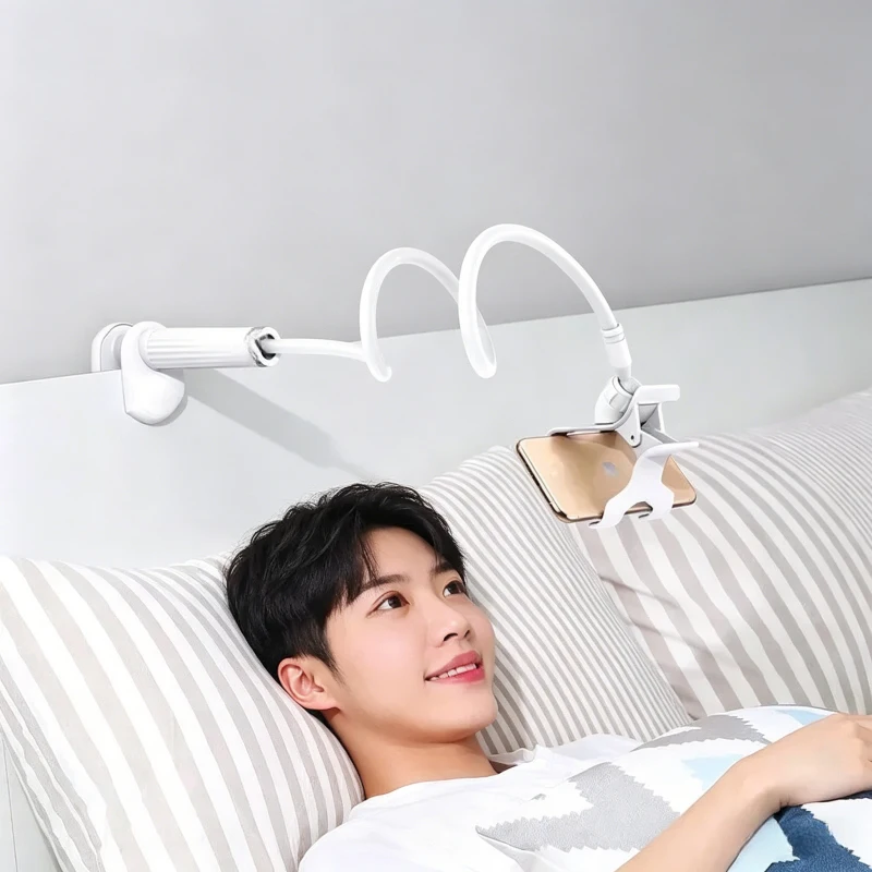 2Pcs Multi-Length Lazy Mobile Phone Stand Bedside Bracket Cantilever Holder For iPhone iPad Tablet Samsung Xiaomi