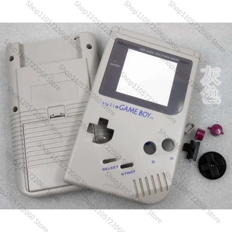 For DMG-01 IPS Ready Shell, Full Housing Kit for Original Game Boy Classic Mod