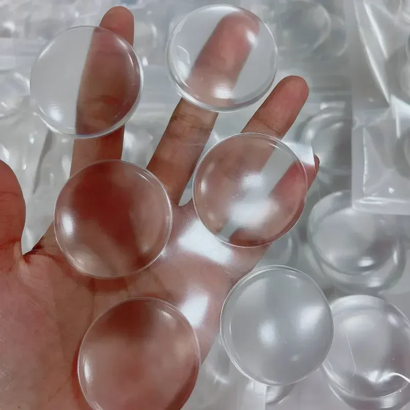 Rodada transparente de silicone macio antiderrapante porta rolha silenciador protetor de parede auto-adesivo maçanetas pára-choques plugue protetor