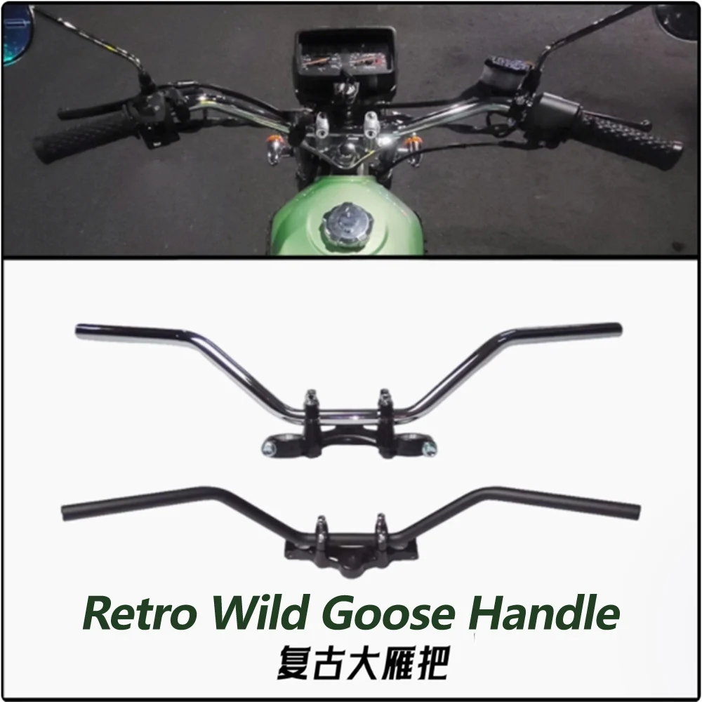 

Motorcycle handlebars retro modified ranger GN125 geese handlebars GN 125 dragon head handlebars CG 125 CG125 Xinyuan