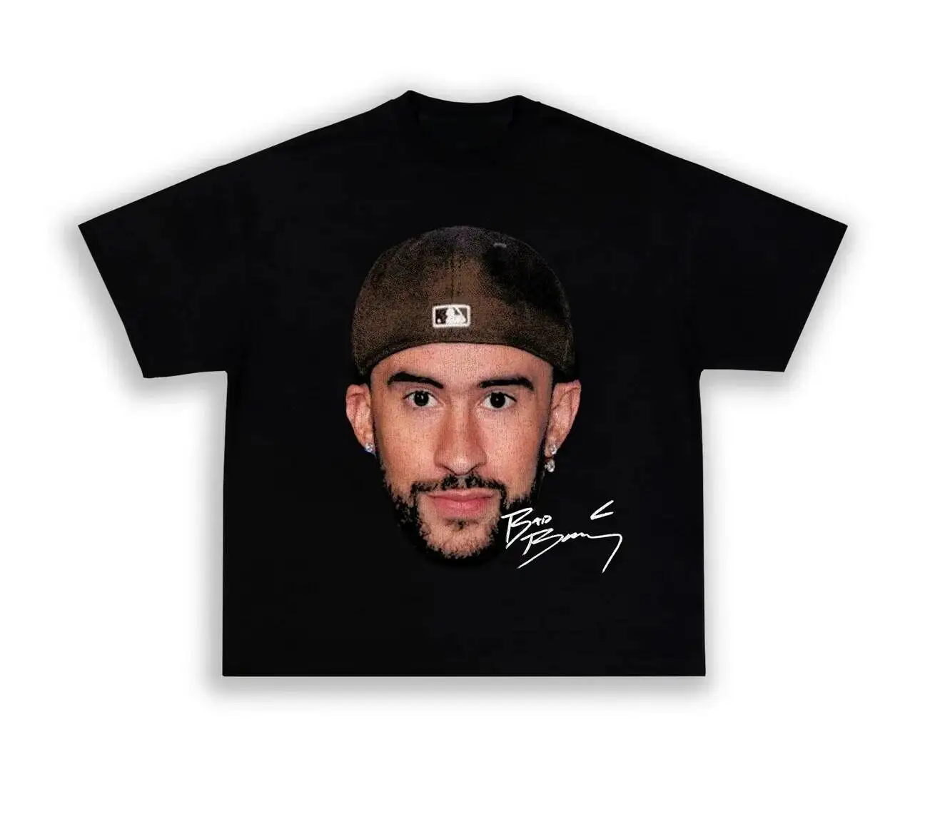 

2026 New Summer Bad Bunny Printed Pure Cotton Y2K For Men And Men Hot Sales Comfortable Short Sleeved T-Shirt Unisex