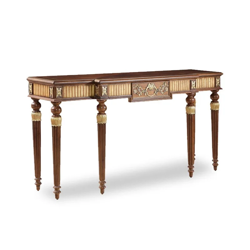 

Alexander Neoclassical Series Entrance Platform European Table Entrance Cabinet Wall Side Cabinet Furniture