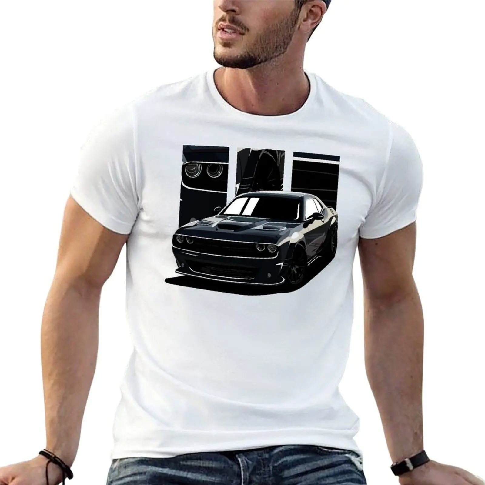 

Black Challenger T-Shirt man t shirt designer t shirt man designer cotton t shirts high quality T-shirt