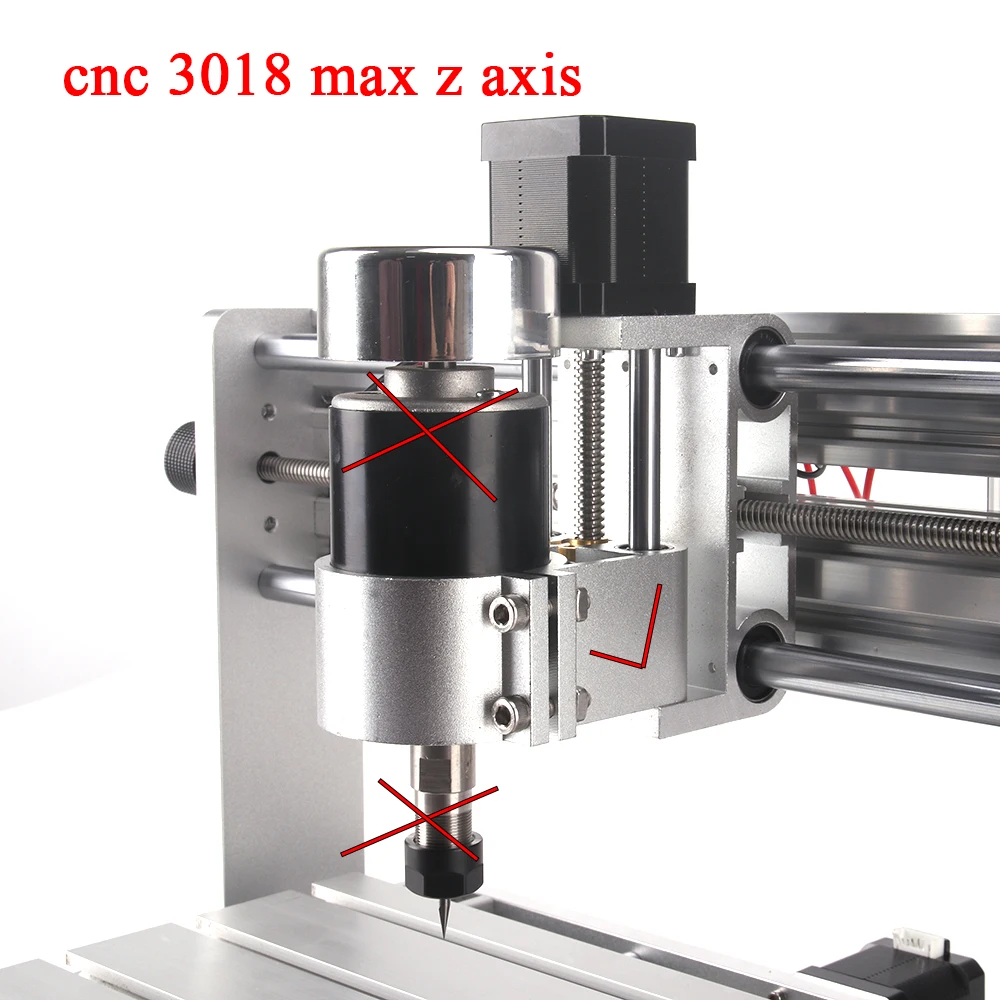 Imagem -03 - Cnc 3018 Max Alumínio z Eixo Eixo Motor Mount 200w Spindle Holder 52 mm de Diâmetro