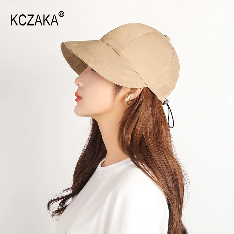 Brand Women's Sun Hat Summer Outdoor Shade Sun Protection Beach Hats for Ladies Collapsible Portable Wide Brim Visor Hat