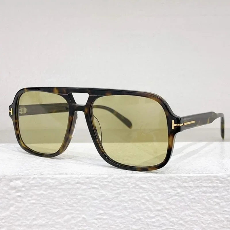 خمر العلامة التجارية الكلاسيكية مصمم جسر مزدوج مربع النظارات الشمسية النساء للرجال الذكور الفاخرة نظارات شمسية فاسق إطار كبير ظلال UV400