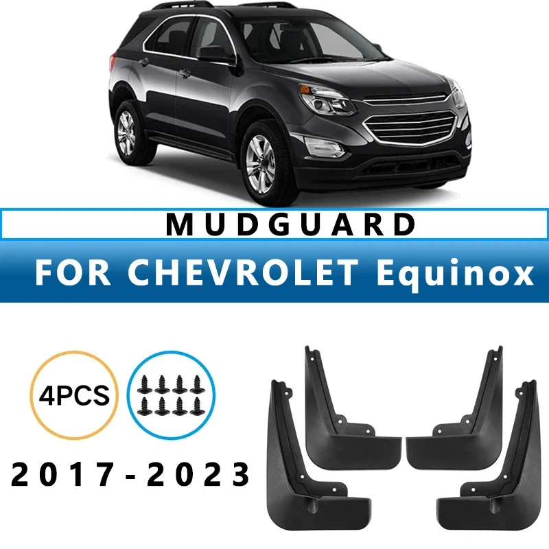 

Mud Flaps Fit for CHEVROLET Equinox 2017-2023 2018 2019 2020 Mudguards Tire Fenders Splash Proof Accessories Wheel Guards 4ps