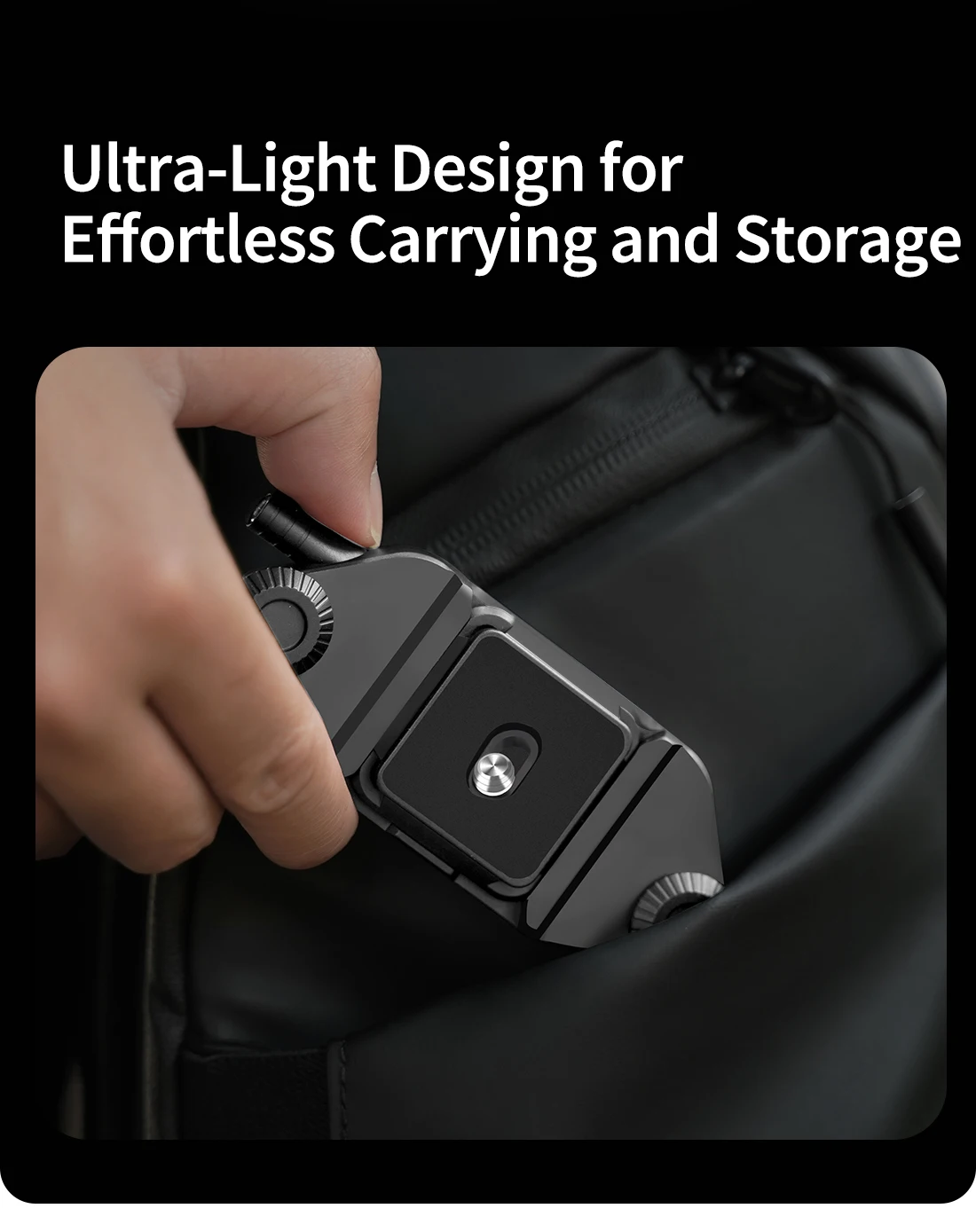 XILETU Cimapro Rucksack-Kamera-Clip, universelle Arca Swiss Schnellwechselplatte für DSLR, Sony, Nikon, Kamera, problemlos – Detail 12