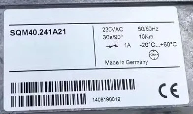 

Привод заслонки SQM40.295A20, запчасти для горелок SQM40.241A21