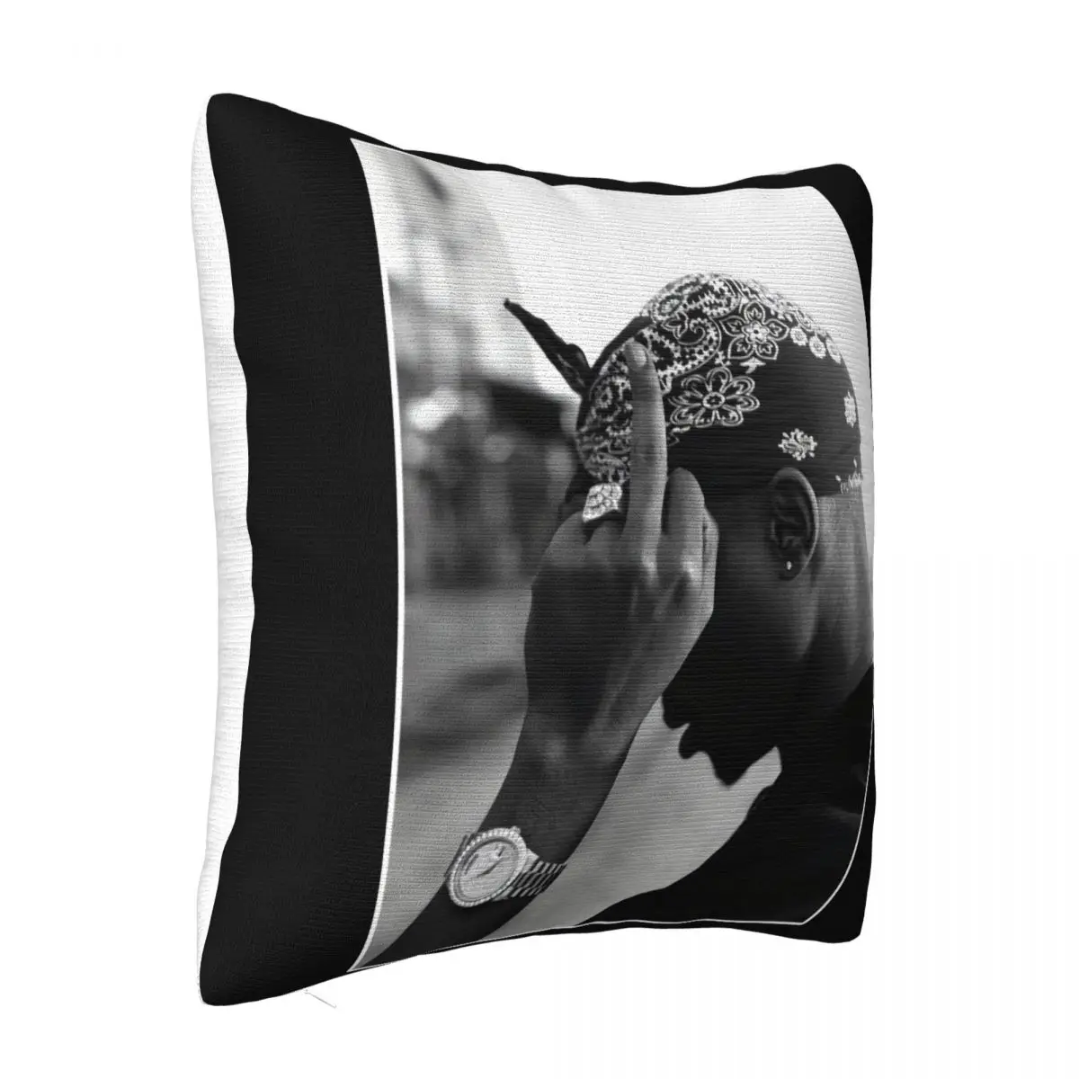 2Pac Case Tupac Shakur Rap Hip Hop Adult Black New Women Men Teenage Classic Vacation Formal Summer Pillow Case