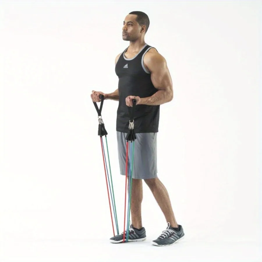 مجموعة شريط مقاومة مطاطي مع مرساة باب