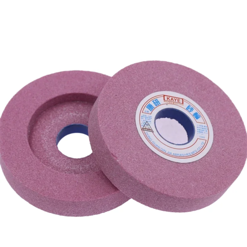 Single-Side Concave Wheel for Grinding Stepped Pins - Dished Grinding Wheel for Punch Grinder, Precision Form Wheel