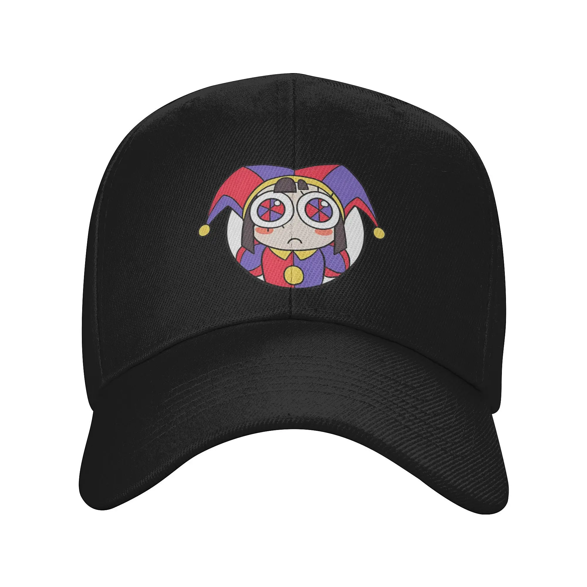 Cute Pomni Cap Unisex Stylish Headwear Amazing Digital Circus Baseball Cap Adjustable