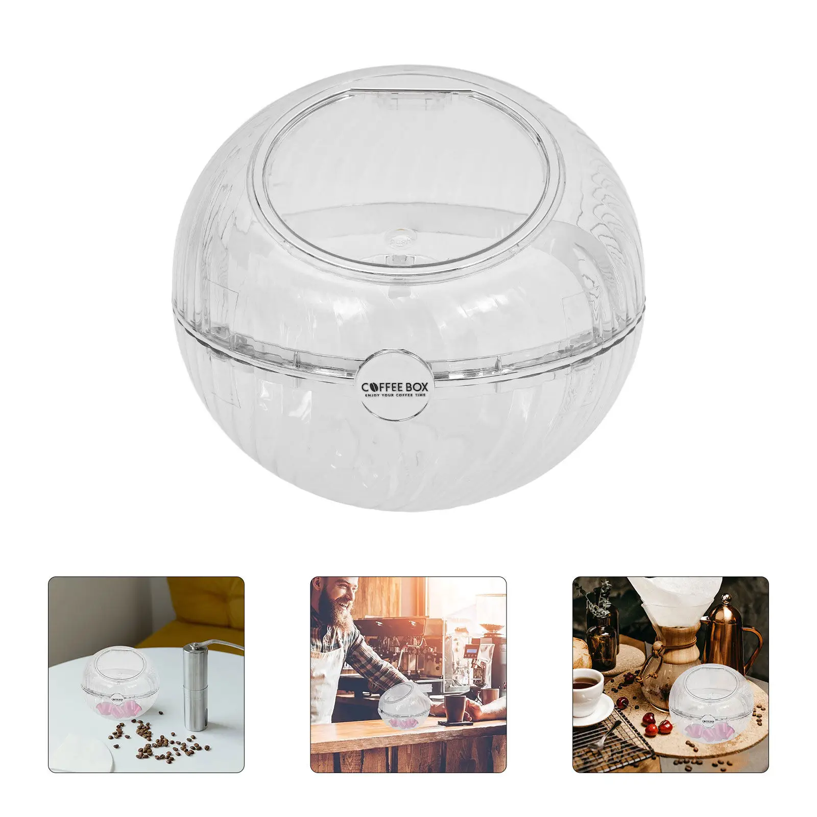 

Coffee Holder Plastic Storage Organizer Desktop Container Large Capacity Coffee Capsule Storage Organizer for Home Cafe
