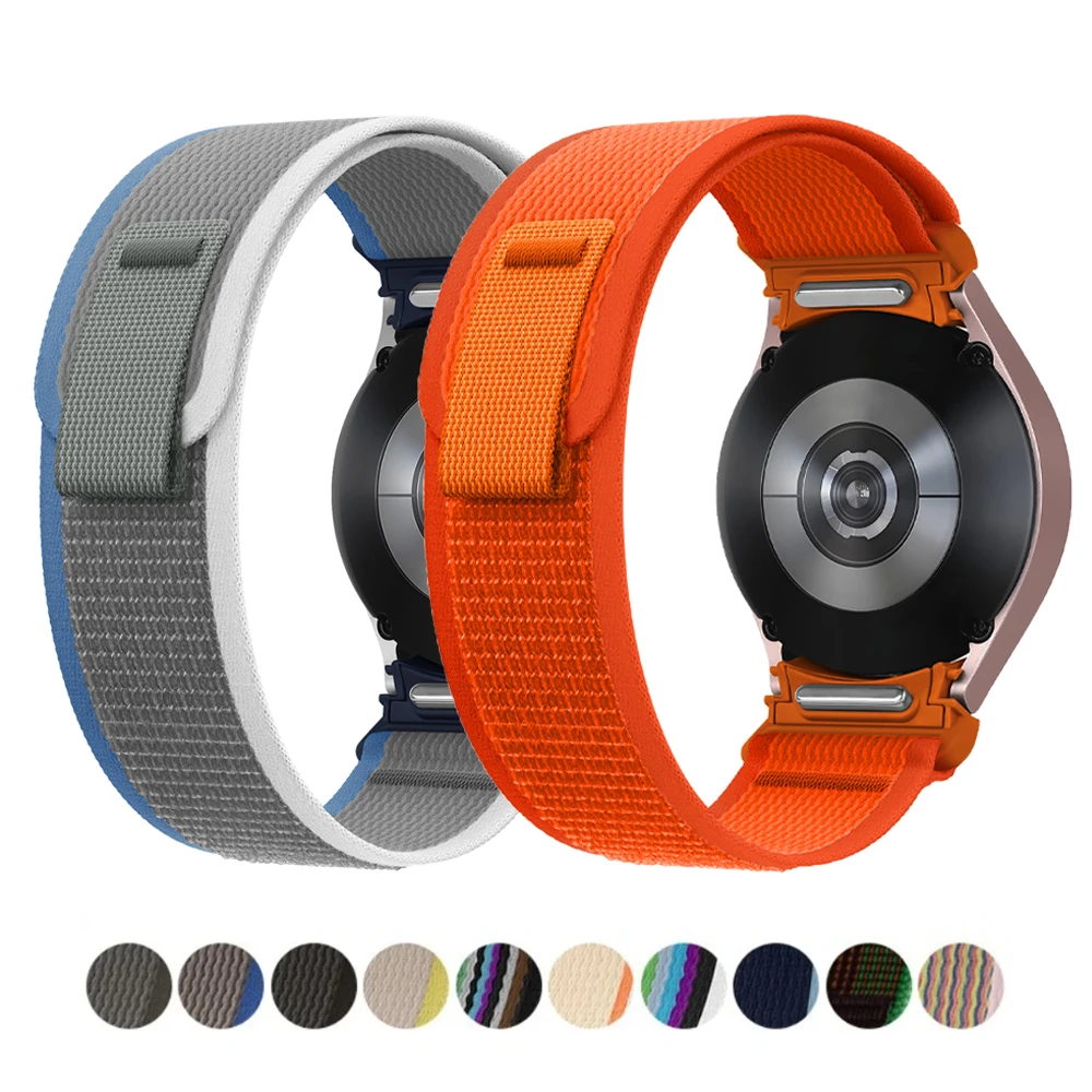 Band für Samsung Galaxy Uhr 6 5 4 klassische 44mm 40mm 47mm 43mm 46mm/5 Pro 45mm Nylon Trail Correa Armband Galaxie Uhr 6 Armband