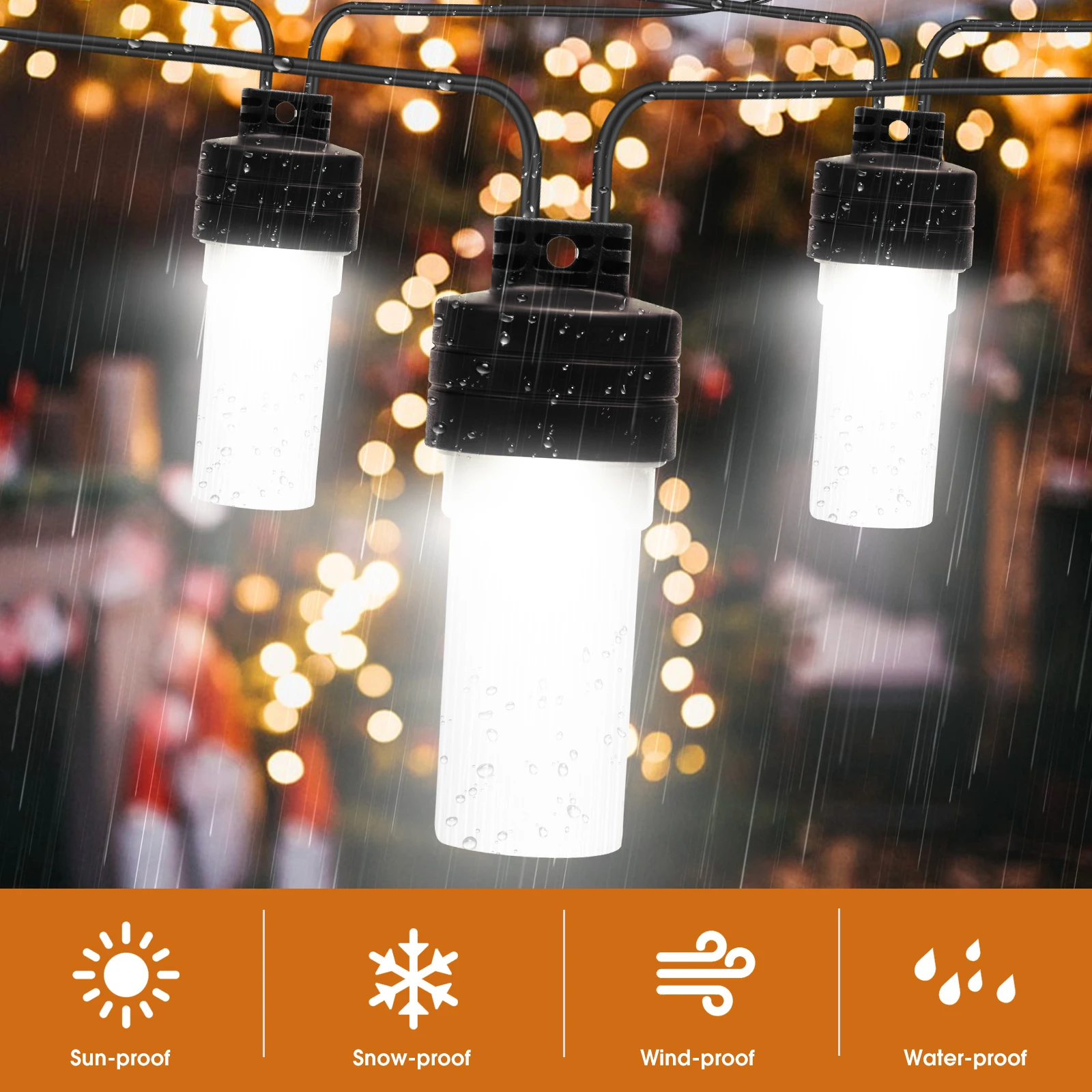 

Snowflake Christmas Laser Projector Light,16 patterns Waterproof Rotating Christmas LED Stage Lights Christmas Decoration