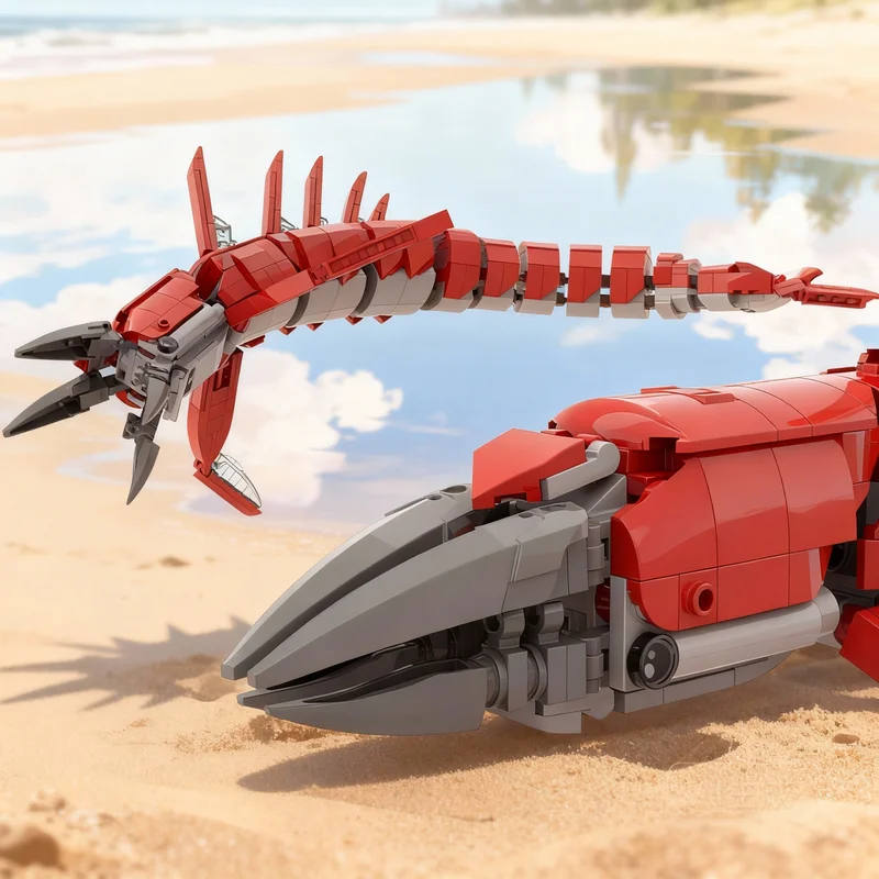 

590pcs MOC Chelicerate Leviathan Subnautica Below Zero Icons Model Building Blocks DIY Gift Creative Collectible Display Decor