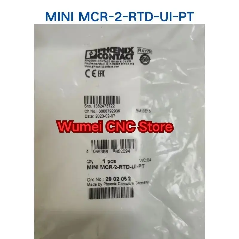 isolator MINI MCR-2-PTB/RTD/TC-UI-PT-C 2902066/2902049/2902052/2905248 Complete models, please consult for others