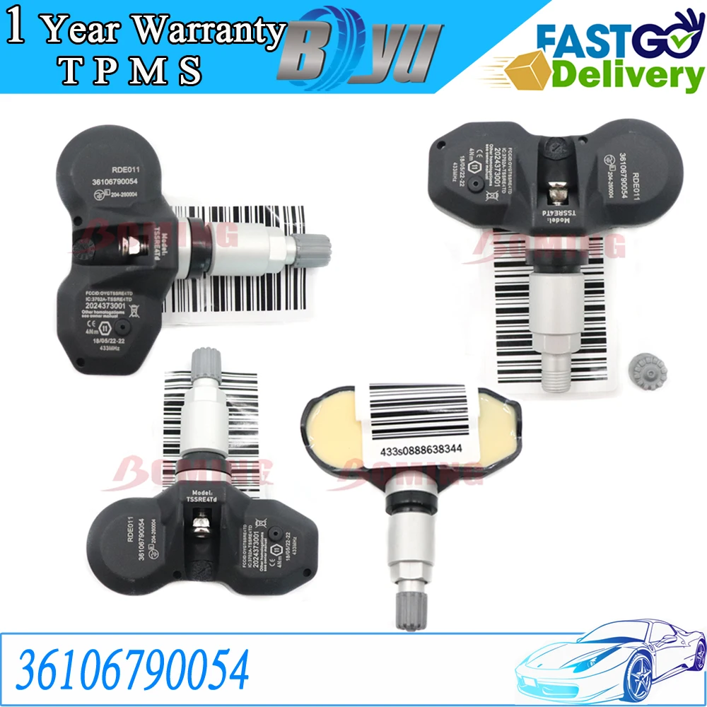 

Car Tire Pressure Monitor TPMS Sensor 36106790054 For BMW 328i 335d 335i 335is 528i 535i 550i X3 X5 X6 Mini Cooper 433MHz