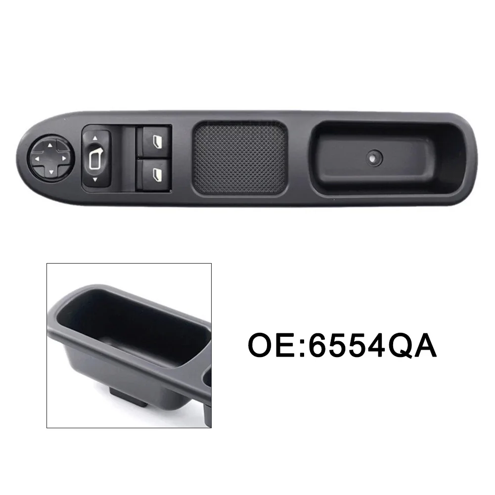 

For 207 Electric Window Lift Switch for Front Driver or Passenger Door with Folding Rearview Mirror Function 2006-2015