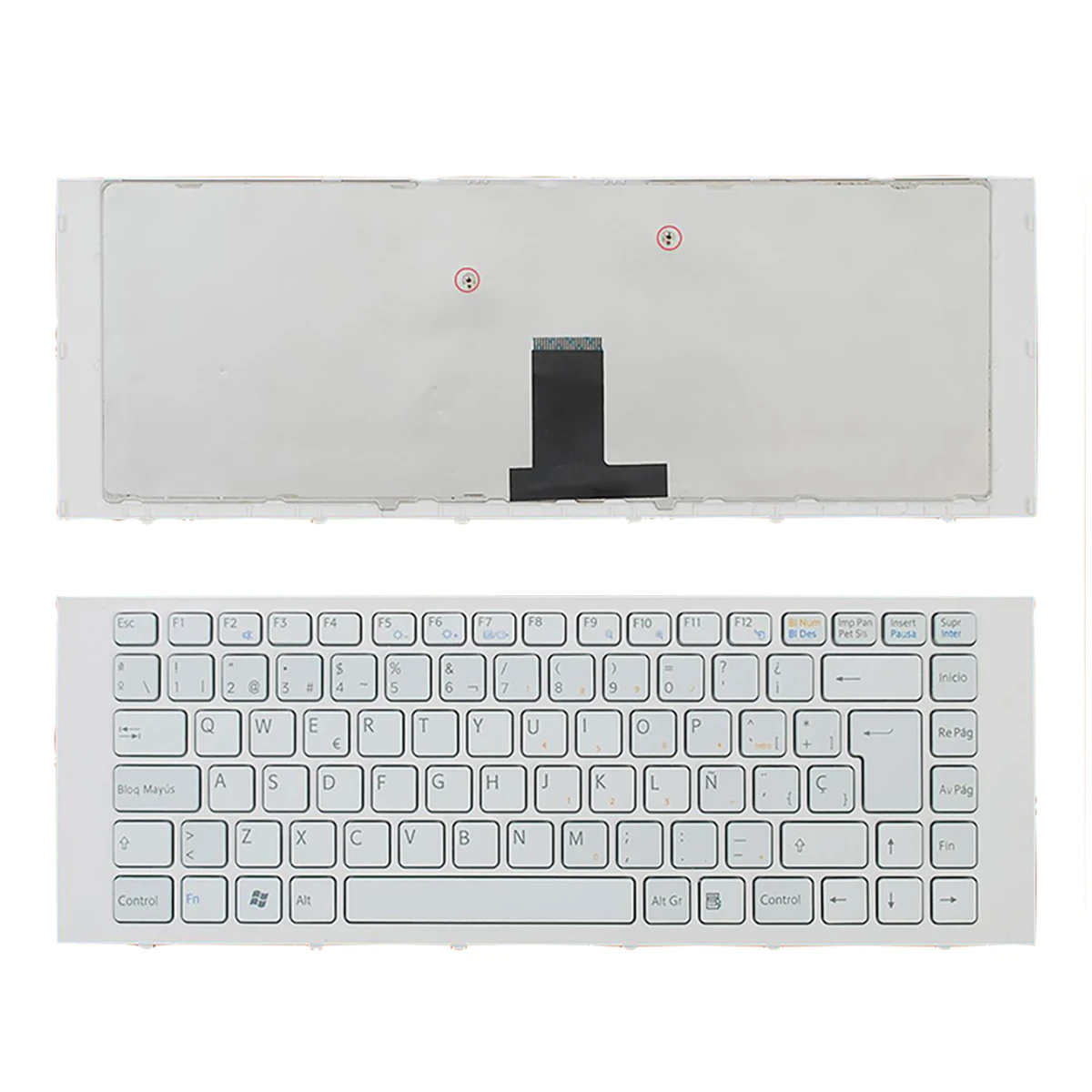 Imagem -02 - para Sony Vaio Vpc-eg Vpg sp la Latin Espanhol Teclado Portátil Teclado com Quadro 55102c35515-g Mp09l33xx686 Novo