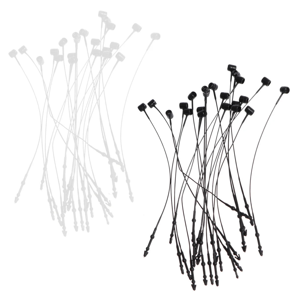 

2000pcs Plastic Hang Needle For Clothing Label String Lightweight Durable Price Rope Shop Store Use Tag Line Clothes Tag Rope