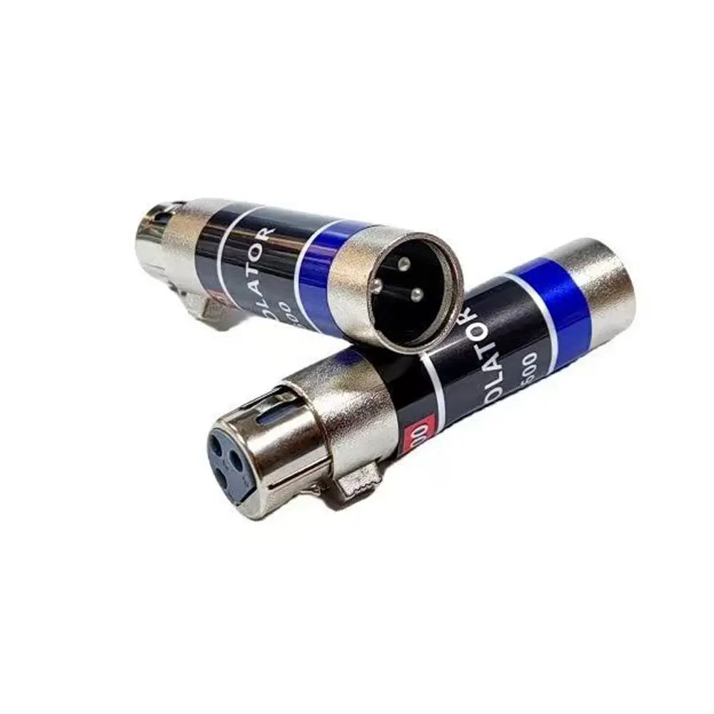 Beatific Professional A300 600:600 XLR Ground Loop Isolator, Audio Hum Buzz Noise Eliminator for Stage PA Studio Mic Amplifier